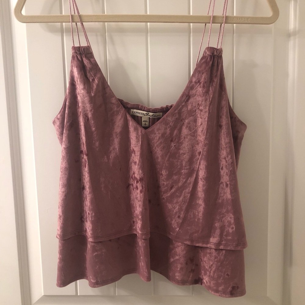 Express Velvet tank top